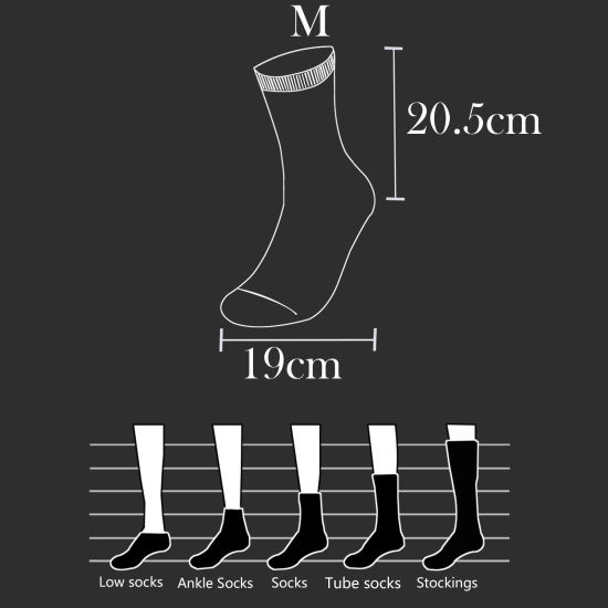 Image de Chaussettes de sport multifonction anti-dérapantes respirantes pour homme Nombre Taille M （39-43）, 1 paire