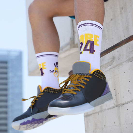 Image de Chaussettes de sport multifonction anti-dérapantes respirantes pour homme Nombre Taille M （39-43）, 1 paire