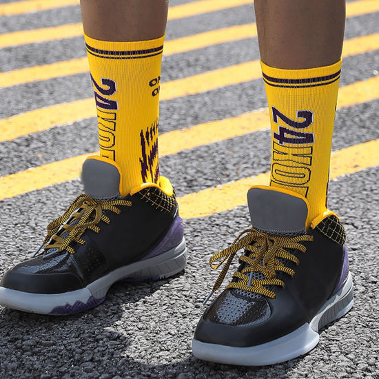 Image de Chaussettes de sport multifonction anti-dérapantes respirantes pour homme Nombre Taille M （39-43）, 1 paire
