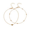 Picture of Anklet Heart 21cm(8 2/8") long, 1 Set ( 2 PCs/Set)