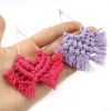 Picture of Zinc Based Alloy & Polyester Tassel Pendants Drop Multicolor Tassel 90mm x 70mm