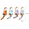 Picture of Zinc Based Alloy Pendants Cat Animal Enamel 10 PCs