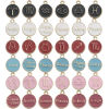 Immagine di Lega di Zinco Charms Tondo Costellazione Smalto 1 Serie