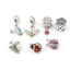 Zinc Based Alloy Large Hole Charm Beads