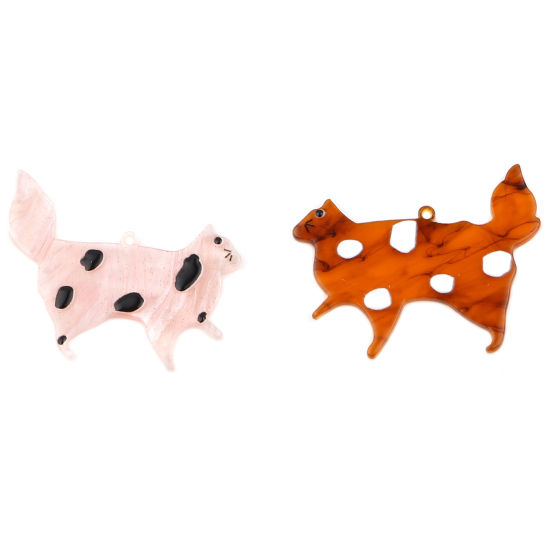 Image de Pendentifs en Résine Chat 3 Pcs