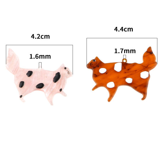 Image de Pendentifs en Résine Chat 3 Pcs