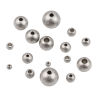 Imagen de Acero Inoxidable Cuentas Ronda Gris Plata 10 Unidades