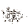 Imagen de Acero Inoxidable Cuentas Ronda Gris Plata 10 Unidades