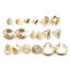 Ear Post Stud Earrings Findings W/ Loop
