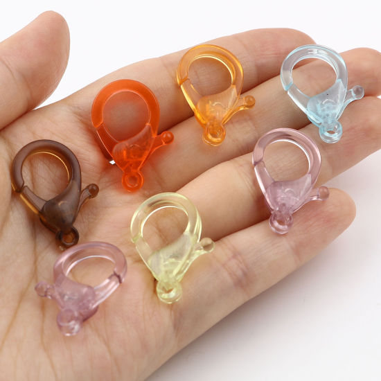 Image de Fermoir Mousqueton en Plastique 30 Pcs