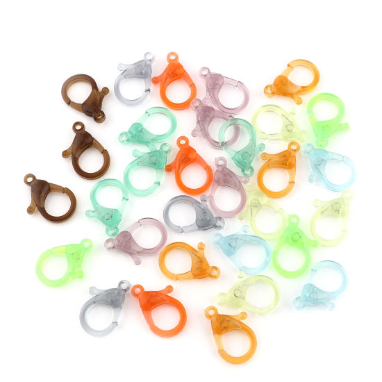 Image de Fermoir Mousqueton en Plastique 30 Pcs
