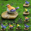 Imagen de Resin Simulation Bird Micro Landscape Miniature Decoration