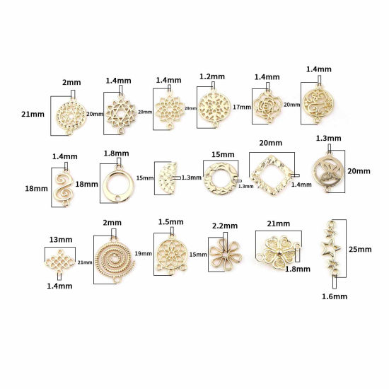 Image de Connecteurs en Alliage de Zinc 10 Pcs
