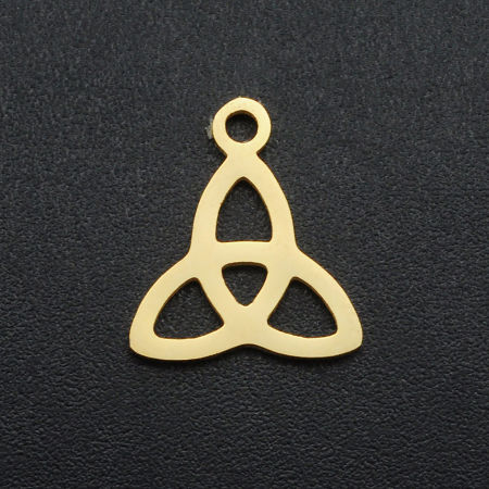 Acero Inoxidable Religión Colgantes Charms Nudo Celta 1 Unidad