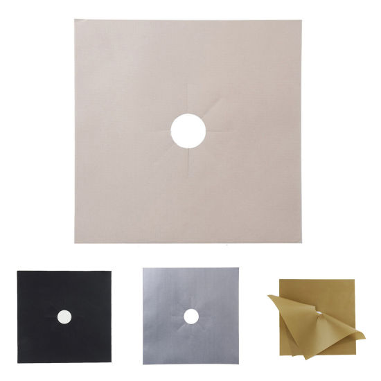 Image de Coussin de protection de nettoyage de cuisinière à gaz en fibre de verre anti-salissure et anti-huile