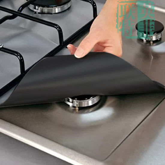 Image de Coussin de protection de nettoyage de cuisinière à gaz en fibre de verre anti-salissure et anti-huile