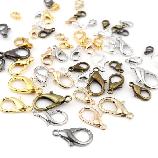 亜鉛合金 アクセサリーパーツ・金具 カニカン 20 個 の画像