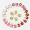 Picture of Zinc Based Alloy Charms Shield Initial Alphabet/ Capital Letter Enamel