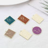 Picture of Zinc Based Alloy Charms Geometric Gold Plated Multicolor Person Enamel 5 PCs