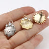 Bild von Messing Charms Bunt Schneeflocke Transparent Strass 2 Stück