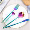 Imagen de Stainless Steel Knife Fork Spoon Flatware Cutlery Tableware 24 PCs/Set