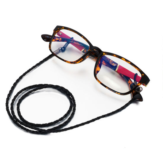 Image de Chaîne à Lunettes en PU Multicolore 70cm long, 1 Pièce