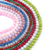 Bild von Glas Perlen Rund Bunt Spalte 1 Strang