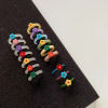 Imagen de Resina No Ajustable Anillos Multicolor Anillo Flor 1 Unidad