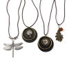 Picture of Zinc Based Alloy & Wood Sweater Necklace Long Multicolor 2 PCs