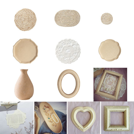 Image de Présentoirs à Bijoux en Bois Naturel Multicolore , 1 Pièce