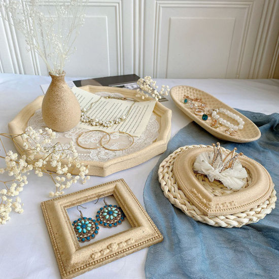 Image de Présentoirs à Bijoux en Bois Naturel Multicolore , 1 Pièce