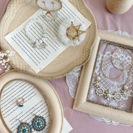 Image de Présentoirs à Bijoux en Bois Naturel Multicolore , 1 Pièce