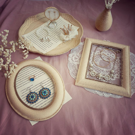 Image de Présentoirs à Bijoux en Bois Naturel Multicolore , 1 Pièce
