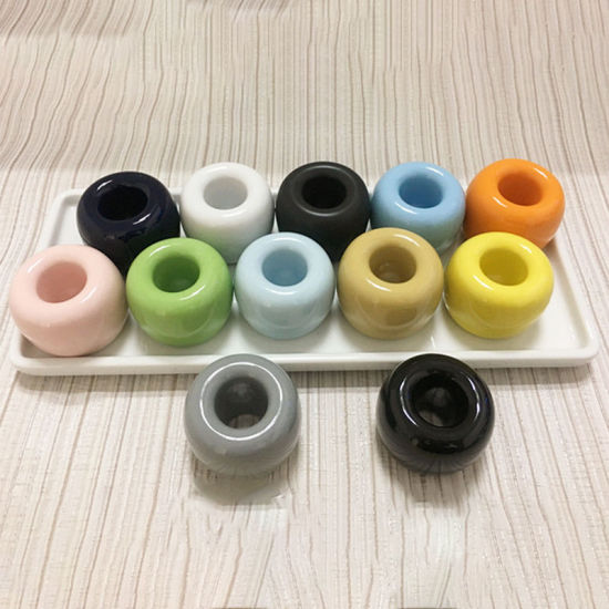 Image de Accessoires de salle de bain pour support de brosse à dents en céramique multifonction