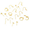 Immagine di Rame Ganci per Orecchini Oro riempito W/ Loop Diametro Filo: (21 misura), 4 Pz
