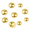 Immagine di Rame Coppette Copriperla Oro riempito Tondo 5 Pz