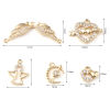 Picture of Brass Valentine's Day Charms Wholesale Real Gold Plated Heart