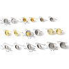 Imagen de Acero Inoxidable Pendientes Ronda Multicolor W/ Lazo 6 Unidades