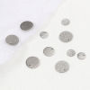 Picture of Stainless Steel Charms Round Disc Silver Tone 20 PCs