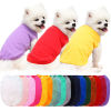 Imagen de Summer Cotton Vest Pet Clothes For Cat Dog Solid Color