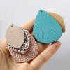 Immagine di PU Ciondoli Goccia Multicolore Leopardo 5.8cm x 3.7cm, 5 Pz