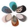 Immagine di PU Ciondoli Goccia Multicolore Leopardo 5.8cm x 3.7cm, 5 Pz
