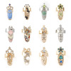 Picture of Zinc Based Alloy Open Adjustable Rings Gold Plated Crown Flower 17mm(US Size 6.5), 1 Piece