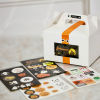 Bild von Papier Halloween Zugeklebte Etikette Bunt 2 Blätter