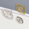 Picture of Zinc Based Alloy Religious Pendants Eye Multicolor Filigree 5 PCs