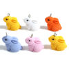 Picture of Resin Charms Rabbit Animal Silver Tone Multicolor 22mm x 21mm, 10 PCs