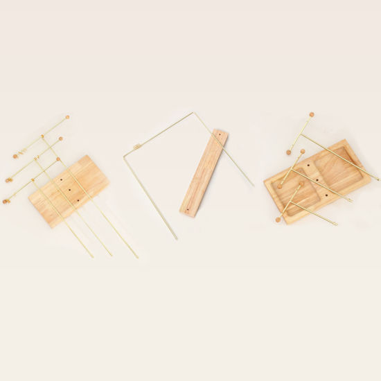 Image de Présentoirs à Bijoux en Bois Couleur Naturelle , 1 Pièce