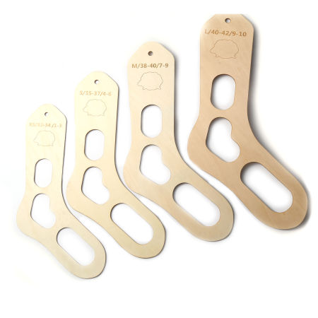 Wood Sewing Tools Sock Natural 2 PCs