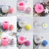 Picture of Silicone Resin Mold For Jewelry Making Flower Multicolor 1 Piece