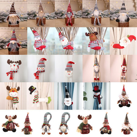 Embrasses De Rideau De Poupée De Noël Clips Retenues Décoration De La Maison